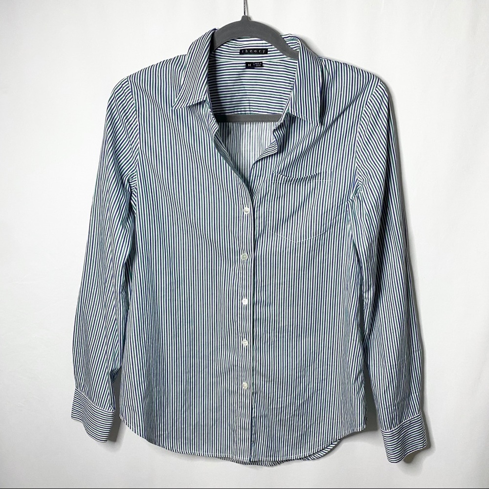 Theory Nikala Astoria Blvd Blouse